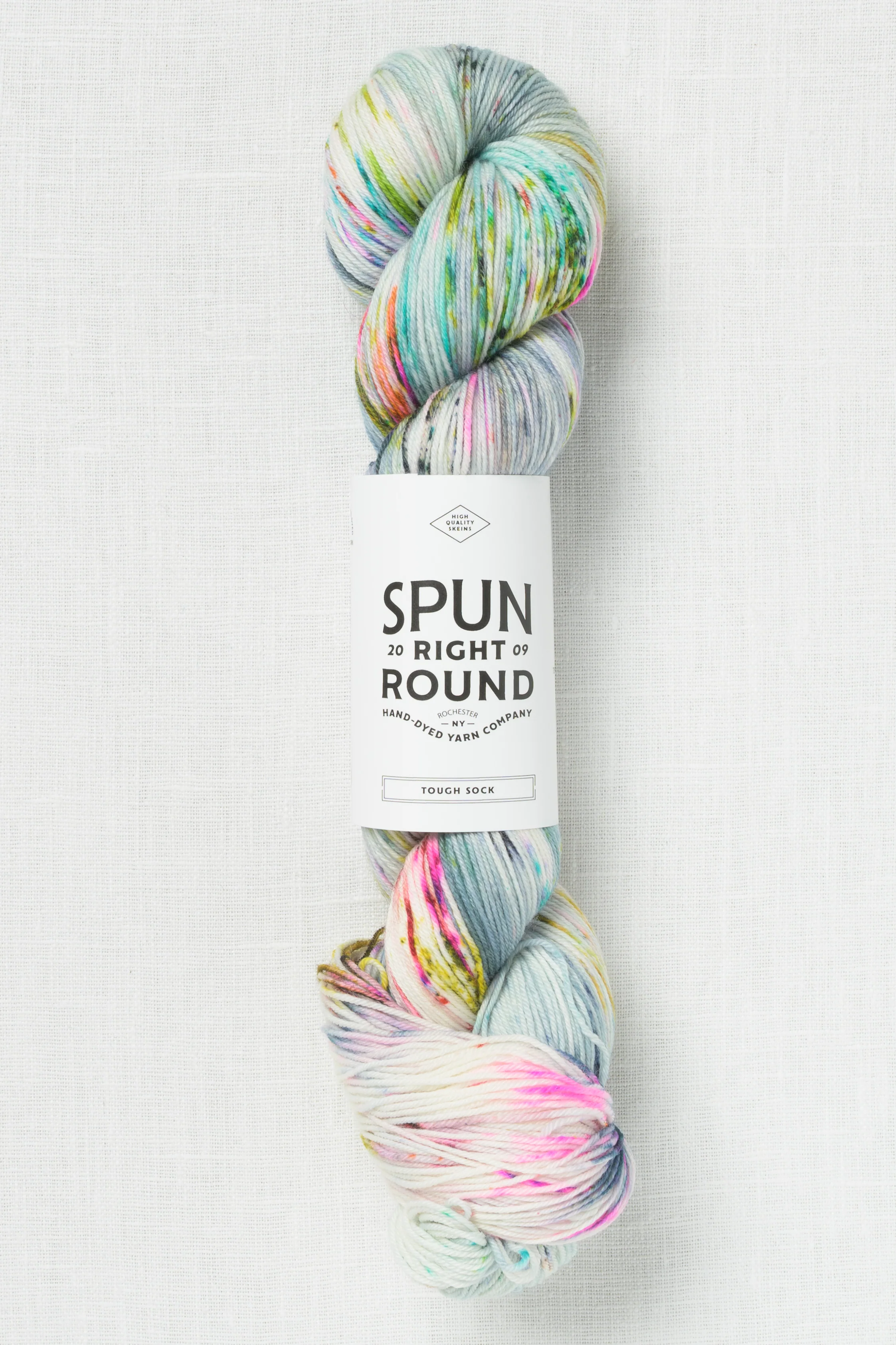 Spun Right Round Tough Sock Shattered