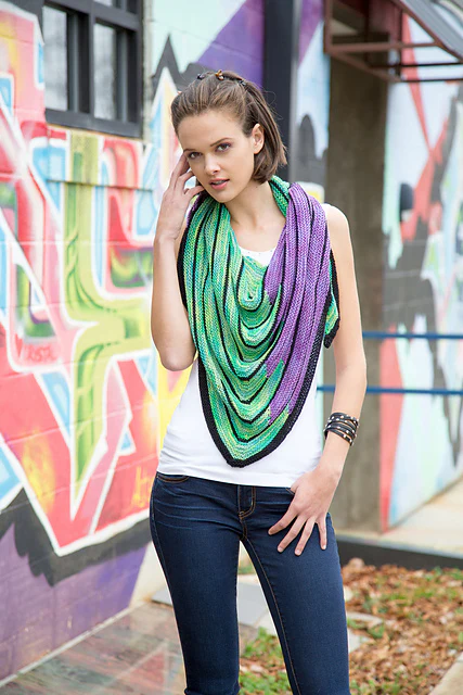 Staggered Shawl by Amy Gunderson - Image 3