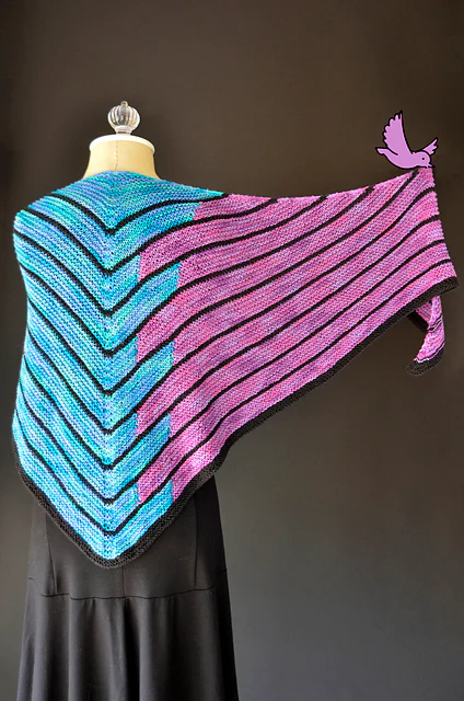 Staggered Shawl by Amy Gunderson - Image 5