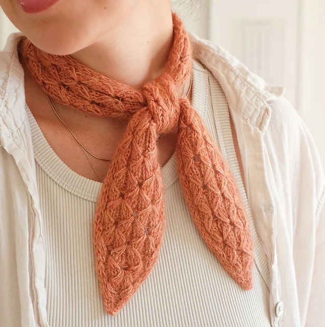 Star Jasmine Mini Scarf by Ksenia Naidyon - Image 3
