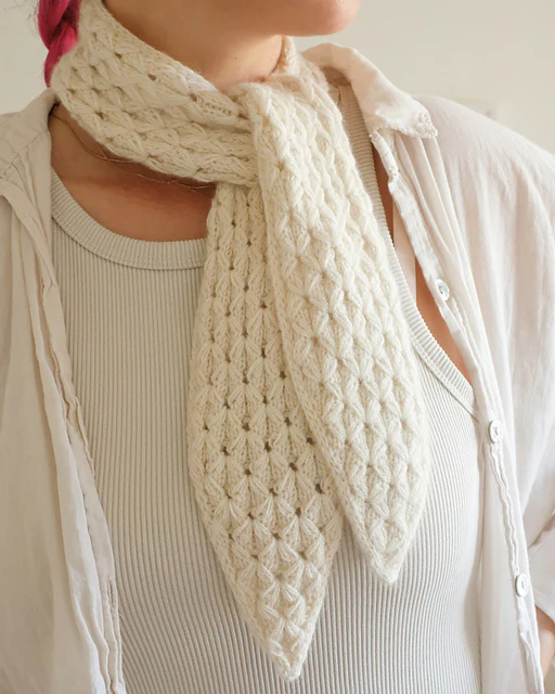 Star Jasmine Mini Scarf by Ksenia Naidyon - Image 4