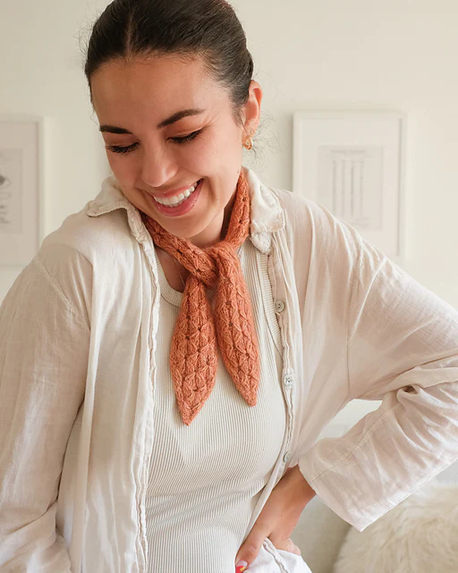 Star Jasmine Mini Scarf by Ksenia Naidyon - Image 5