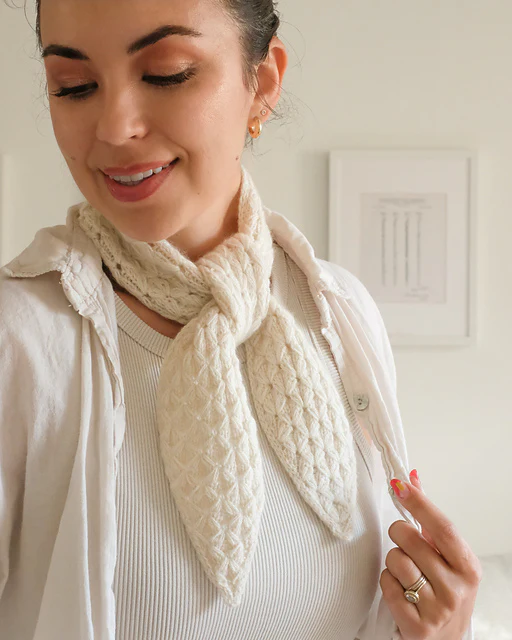 Star Jasmine Mini Scarf by Ksenia Naidyon - Image 8