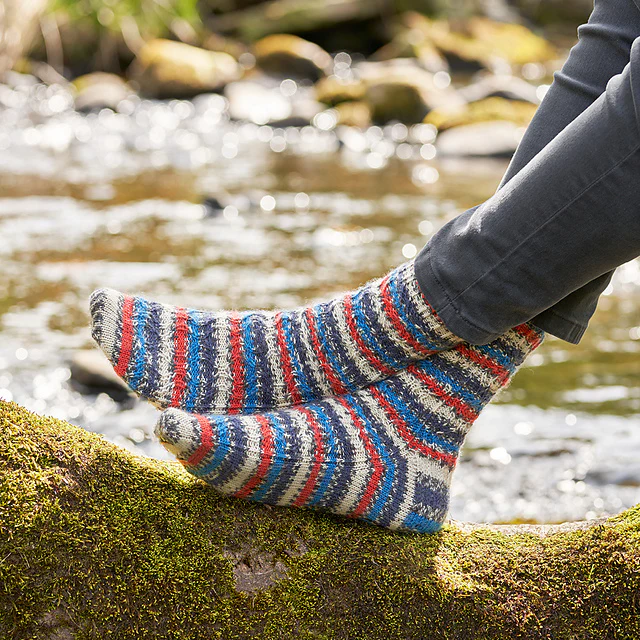 Swallow Hourglass Socks by Winwick Mum - Image 3