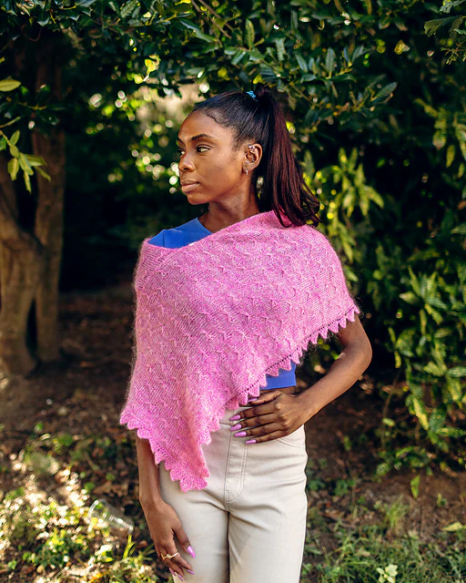Taffy Pull Poncho by Julia Farwell-Clay - Image 3