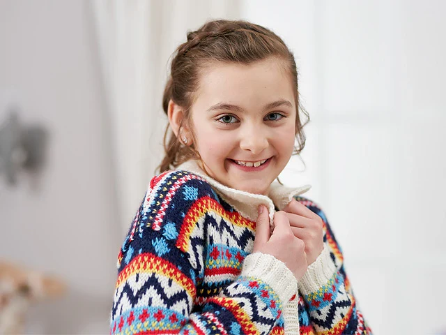 Tig Tag Fair Isle Cardigan by Jenny Watson - Image 6