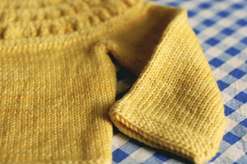 TINY Tea Leaves Cardi by Melissa LaBarre - Image 3