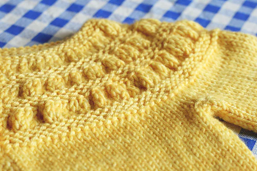 TINY Tea Leaves Cardi by Melissa LaBarre - Image 4