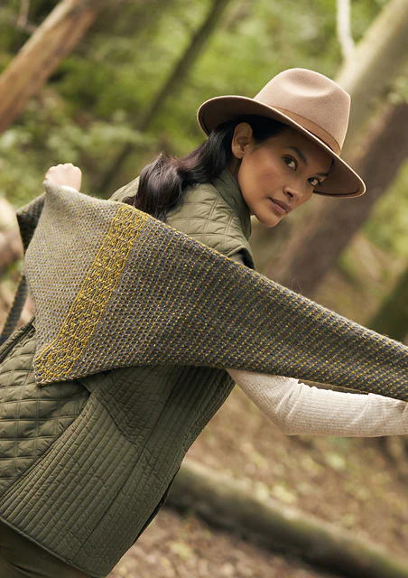 Tweed Shawlette by Knox Mountain Knit Co. - Image 2