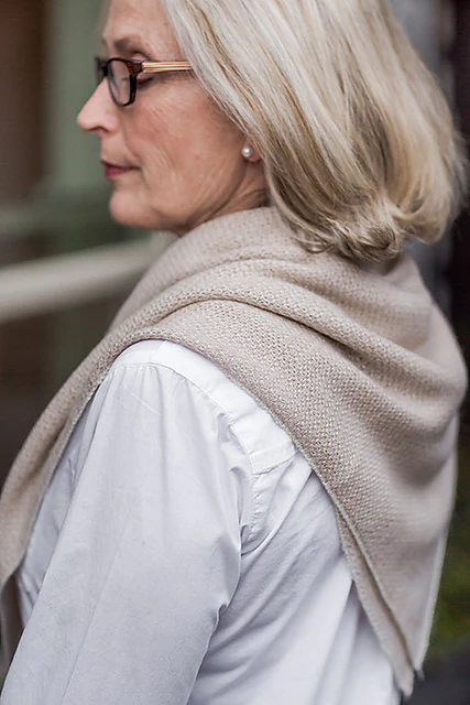 Two-Tone Twill Scarf by Churchmouse Yarns and Teas - Image 5
