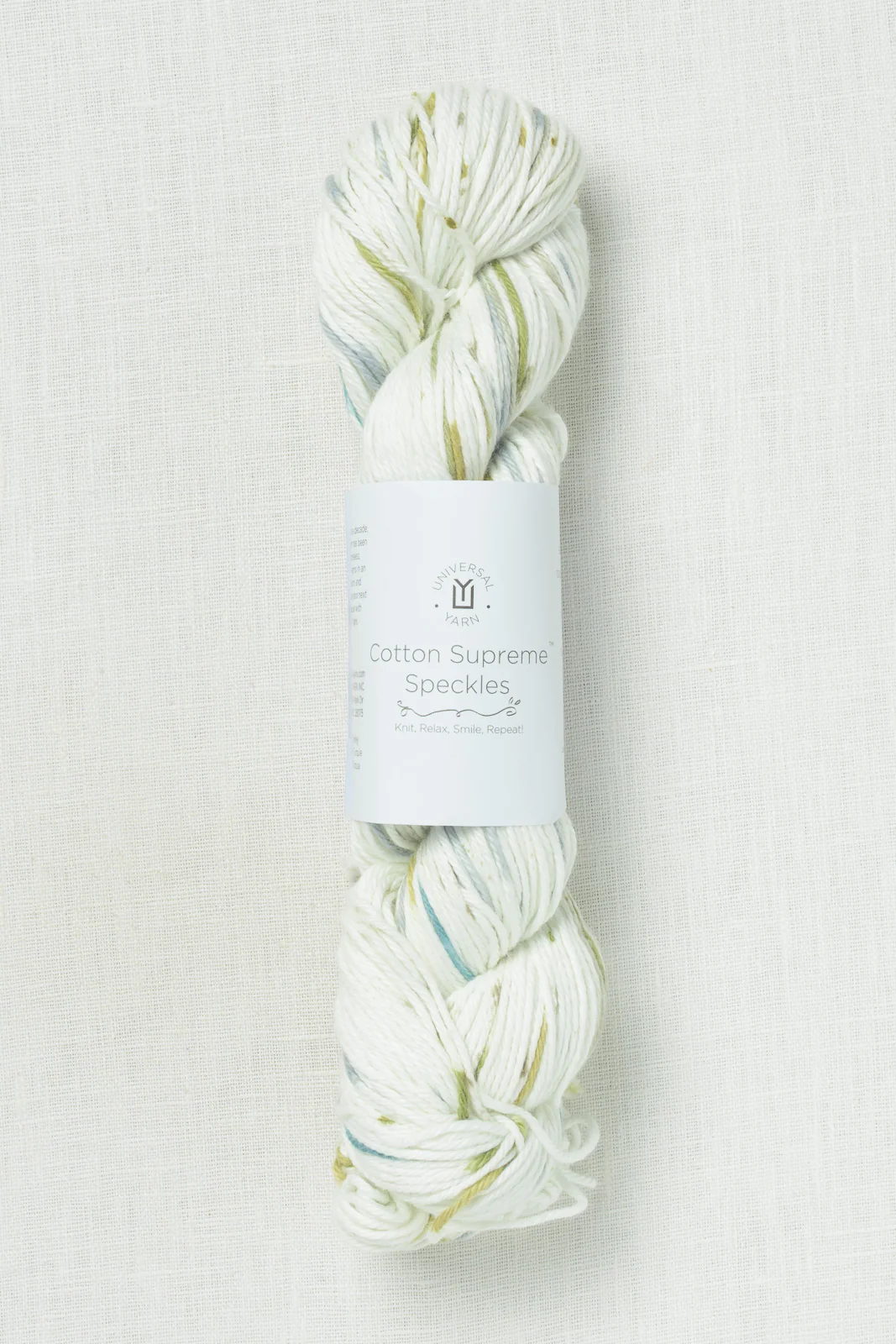 Universal Yarn Cotton Supreme Speckles 1006 Green Bean