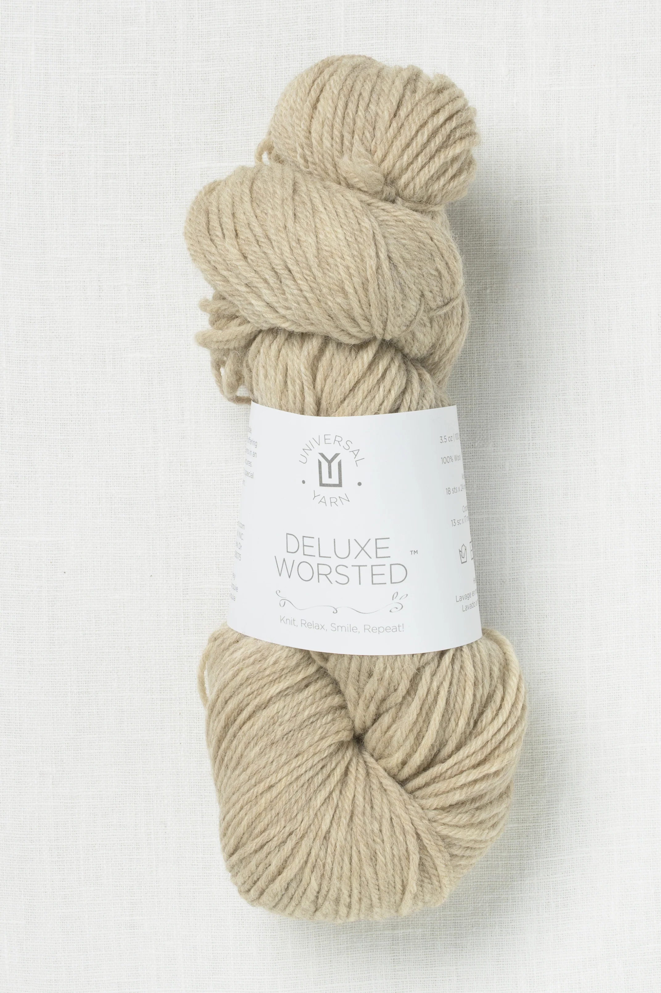 Universal Yarn Deluxe Worsted 40002 Millet Undyed