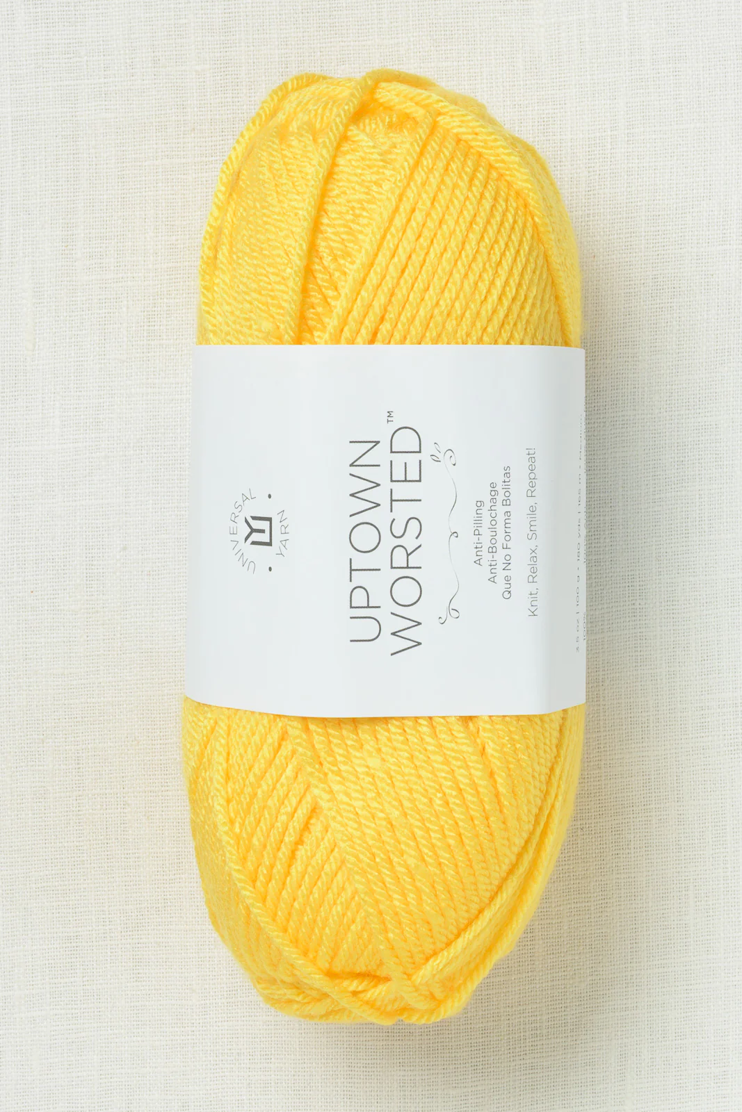 Universal Yarn Uptown Worsted 327 Bright Yellow