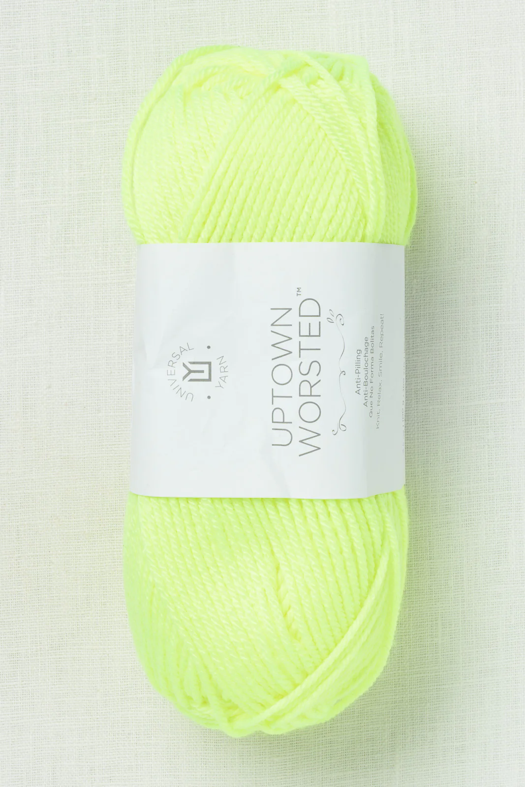 Universal Yarn Uptown Worsted 337 Neon Yellow