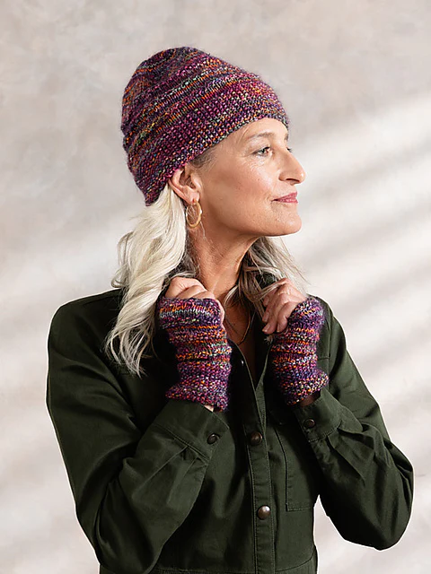 Valerie Hat & Mitts by Alison Green - Image 3