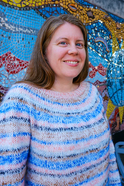 Watercolor Haze Pullover by Sarah E. Chapman - Image 8