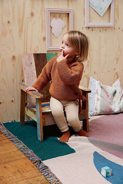 Wrap-over Cardigan Inge by LANGYARNS SWITZERLAND - Image 5