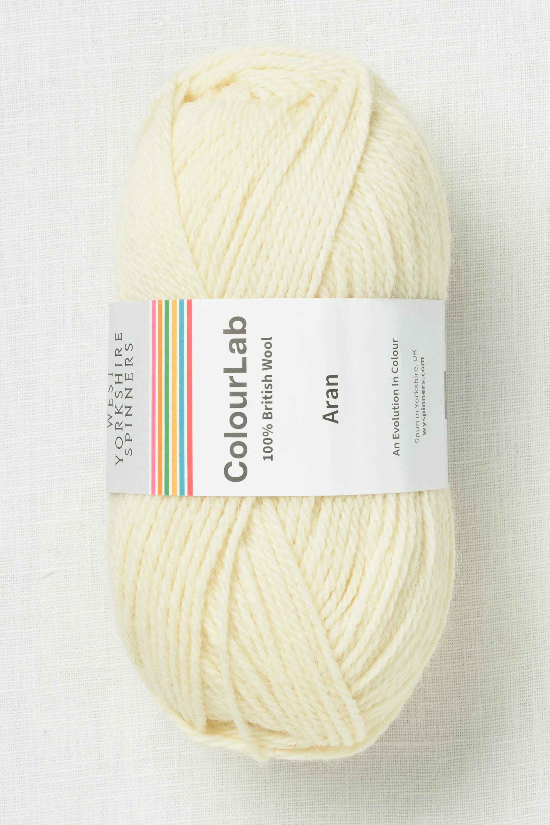 WYS ColourLab Aran Clotted Cream