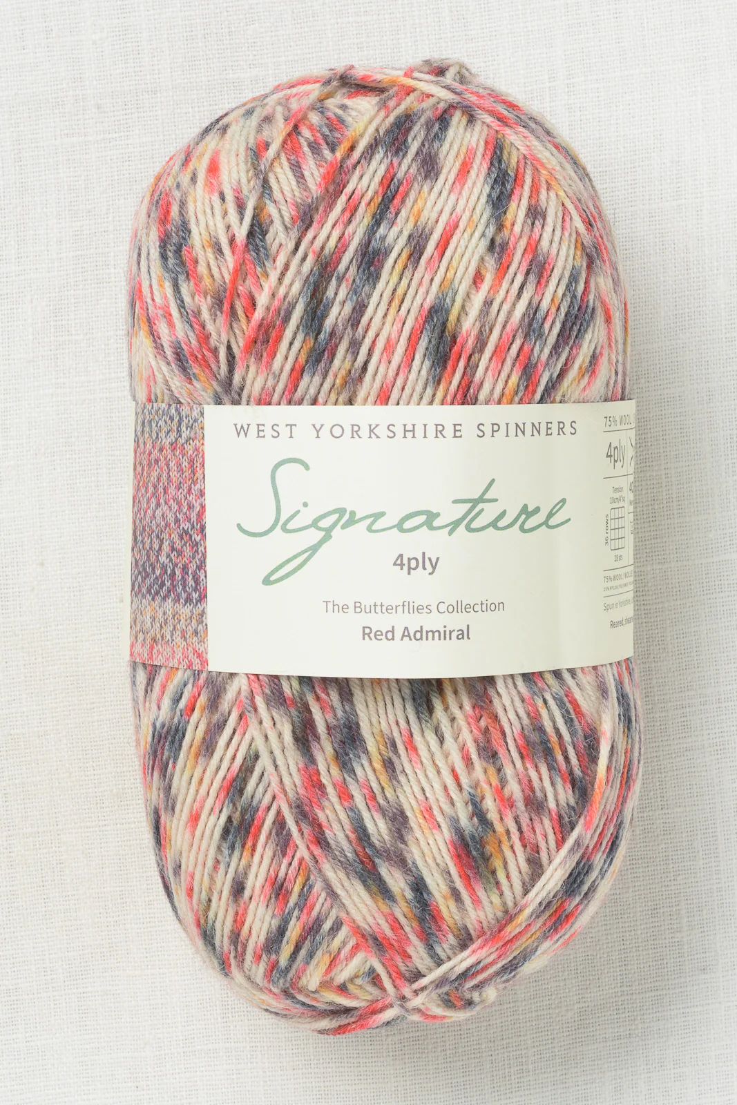 WYS Signature 4 Ply 1241 Red Admiral